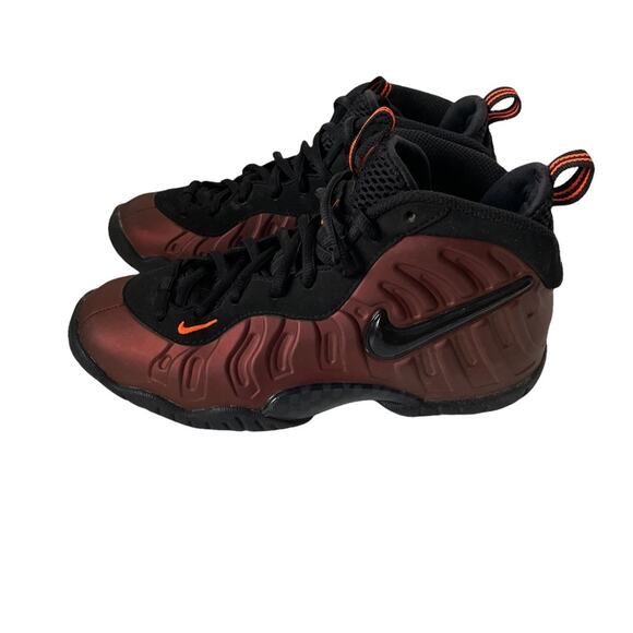 Nike Air Foamposite Little Posite Pro Color Shift GS Hyper Crimson Kids 4Y EUC - Picture 2 of 10